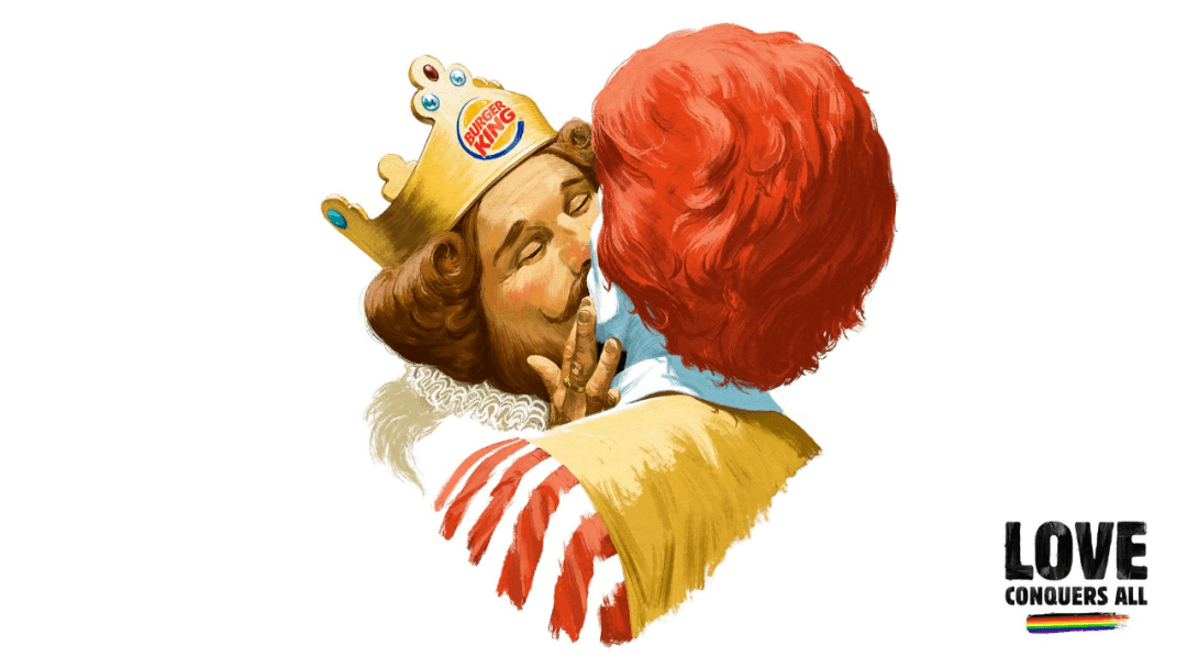 汉堡王“强吻”麦当劳，又相爱相杀！
