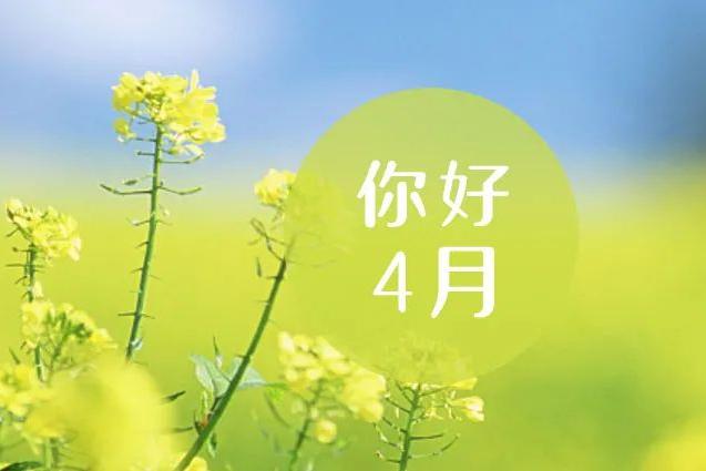 40句四月发朋友圈的文案，你好4月！